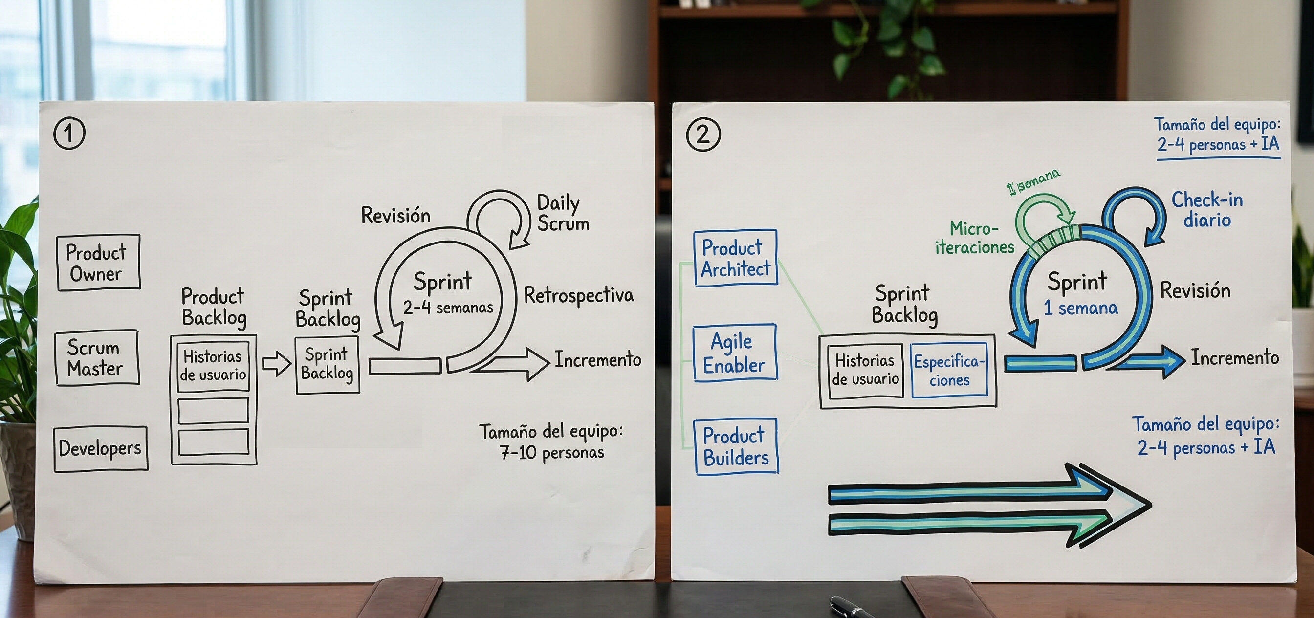 Miniatura de Scrum en la era de la IA